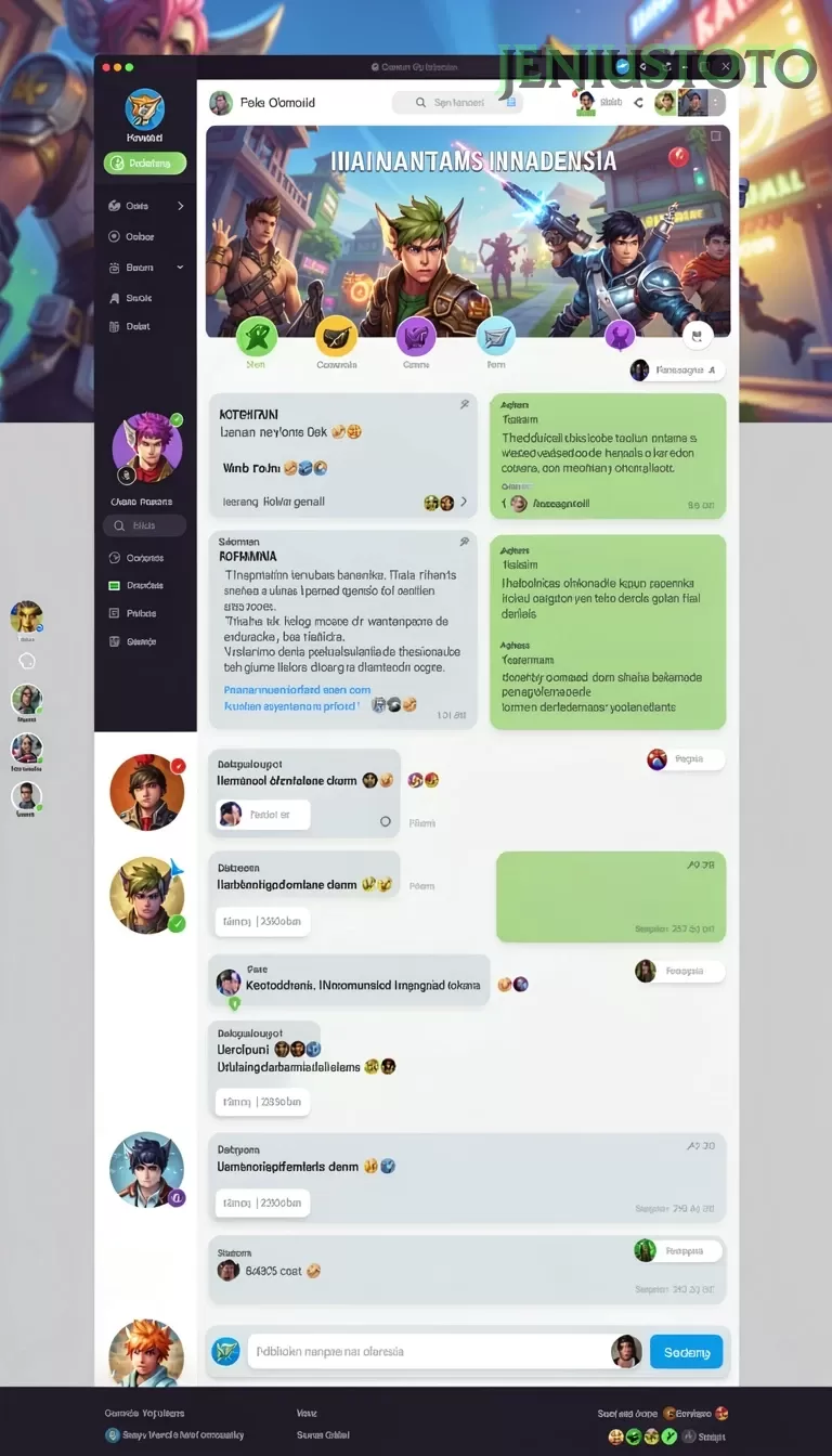 Cuplikan layar CERI4D — menu navigasi