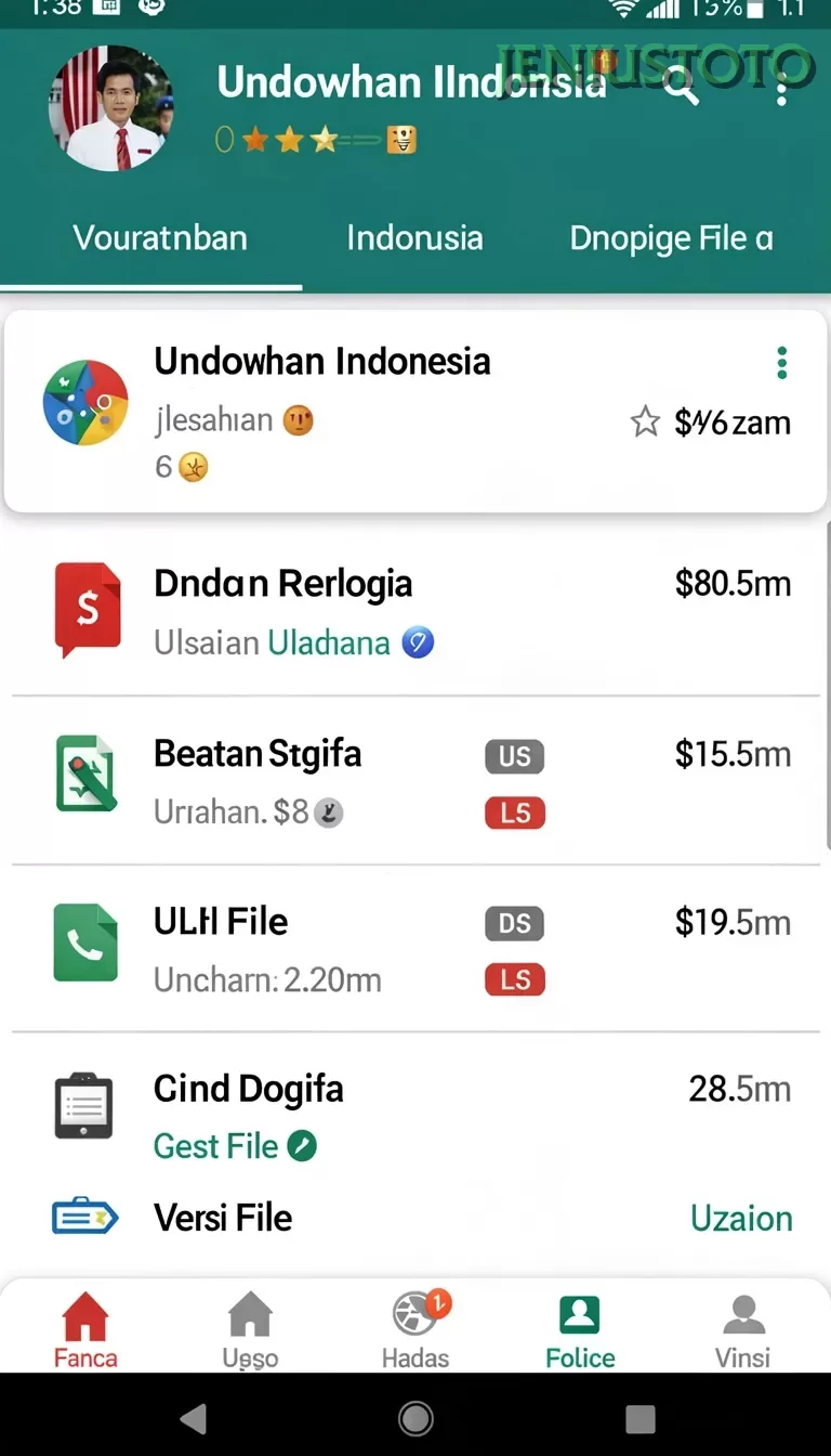Cuplikan layar KANGTOTO — pengaturan akun