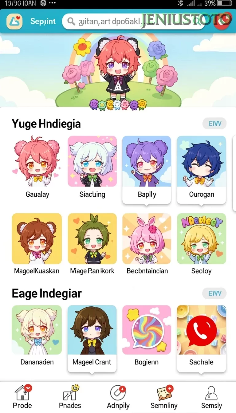 Cuplikan layar LUCKSVIP — aktivitas